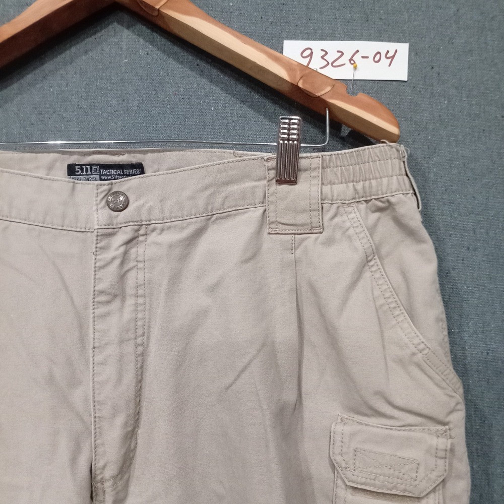 5.11 Tactical Series Mens 40x32 Khaki Tan Cotton Cargo Pants 74251 Utility Work